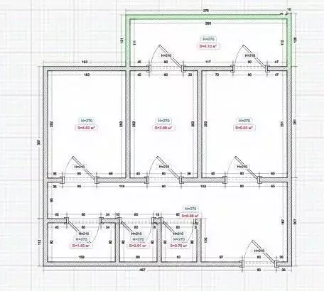 2-к кв. Ингушетия, Магас ул. Набережная (100.0 м) - Фото 1