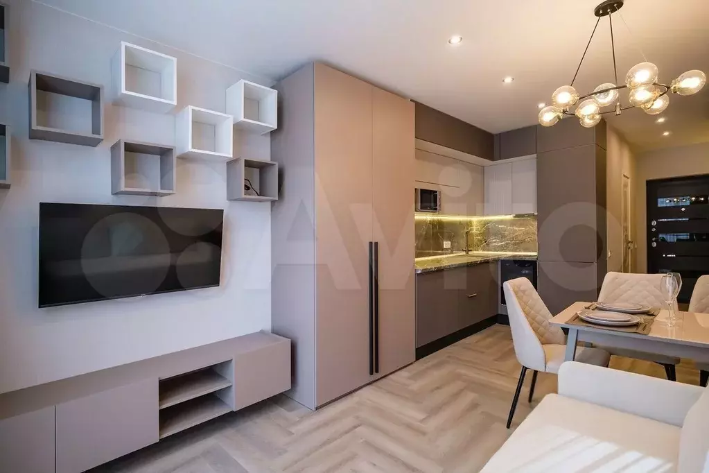 1-к. квартира, 40 м, 4/19 эт. - Фото 1