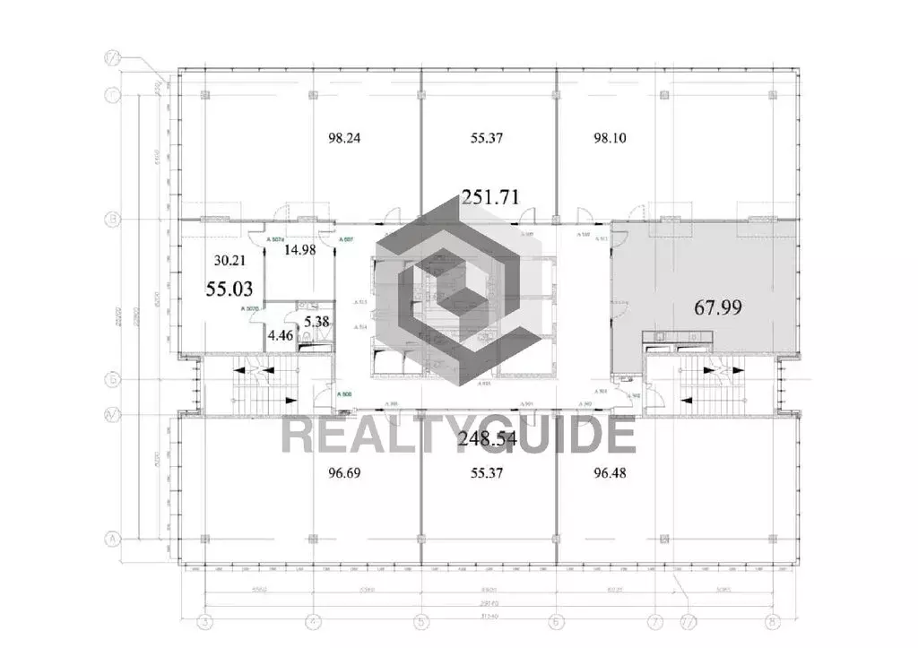 Офис (67.99 м) - Фото 2