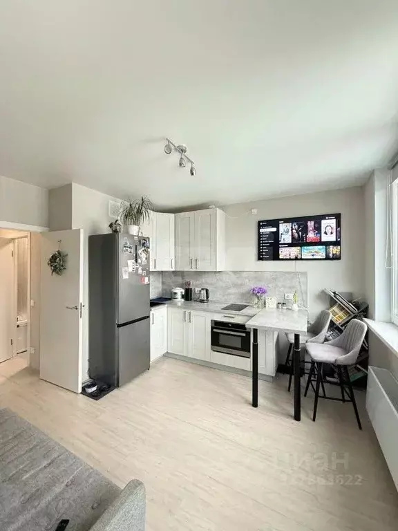 Студия Московская область, Долгопрудный Парковая ул., 46к1 (28.0 м) - Фото 1