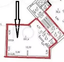 Офис в Новосибирская область, Новосибирск ул. Шевченко, 15/1 (117 м) - Фото 2