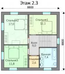 Дом 125 м на участке 6 сот. - Фото 0