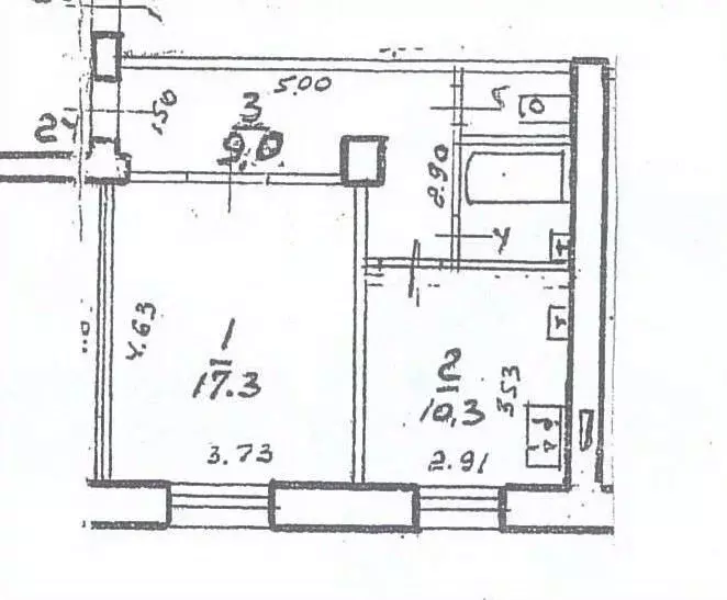1-к кв. Московская область, Королев ул. Циолковского, 29 (41.3 м) - Фото 2