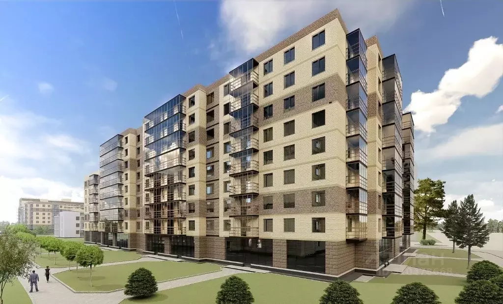 3-к кв. Псковская область, Псков ул. Юности, 32 (82.16 м) - Фото 2