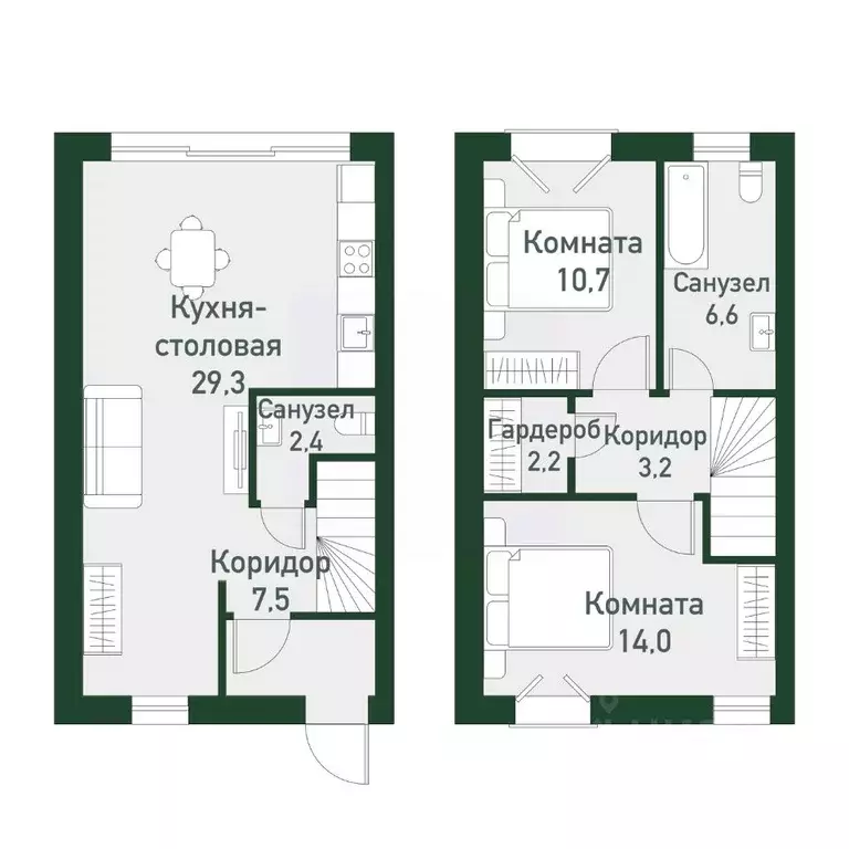 2-к кв. Челябинская область, Челябинский городской округ, пос. ... - Фото 1