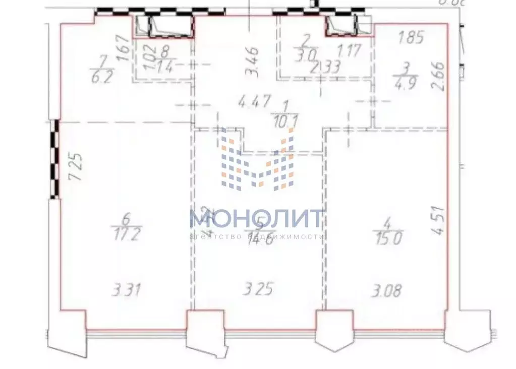 2-к кв. Москва просп. Генерала Дорохова, 49 (72.0 м) - Фото 2