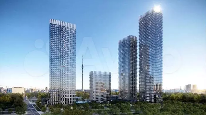 3-к. квартира, 96,3 м, 42/57 эт. - Фото 1