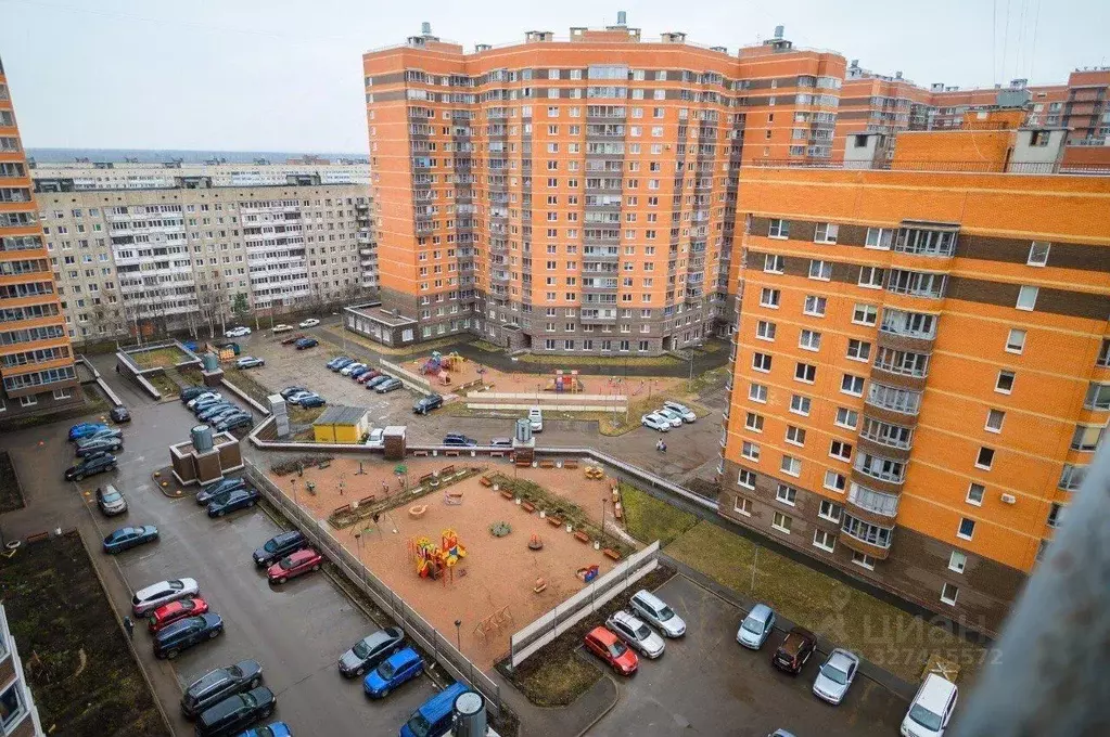 1-к кв. Санкт-Петербург пос. Металлострой, Полевая ул., 9 (34.0 м) - Фото 1