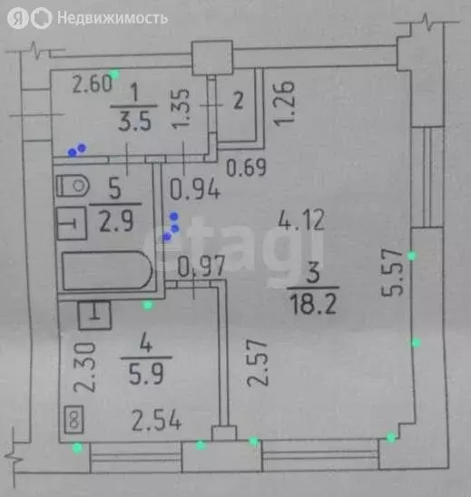 1-комнатная квартира: Ижевск, Воткинское шоссе, 30 (31.4 м) - Фото 1