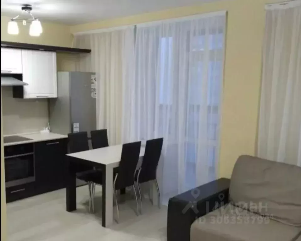 Студия Красноярский край, Красноярск Взлетная ул., 7К (32.0 м) - Фото 1