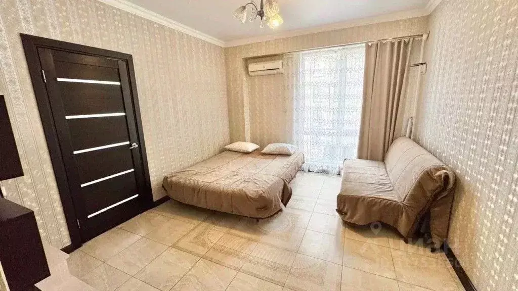 1-к кв. Краснодарский край, Сочи Мамайка мкр, ул. Волжская, 34 (35.0 ... - Фото 0