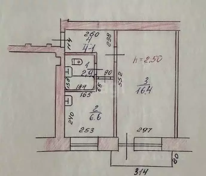 1-к кв. Томская область, Колпашево ул. Тимирязева, 1/4 (30.0 м) - Фото 1
