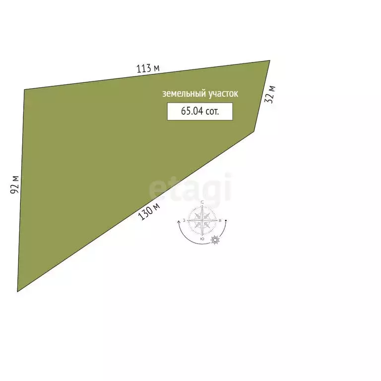 Участок в Бийский район, СТ Берег Катуни (65 м) - Фото 1