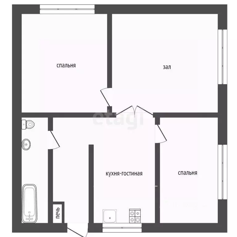 Дом в Свердловская область, Талица Майская ул., 49 (69 м) - Фото 2