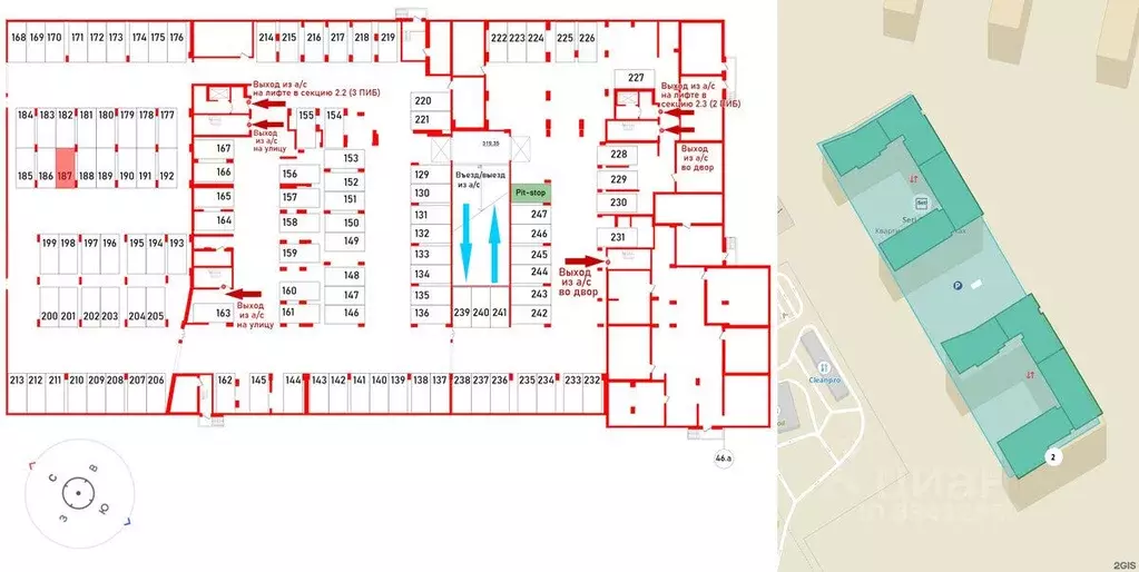 Гараж в Санкт-Петербург Парашютная ул., 71к2 (13 м) - Фото 1