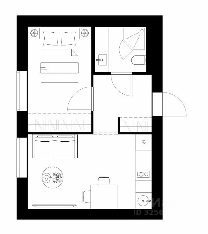 1-к кв. Московская область, Апрелевка Наро-Фоминский городской округ, ... - Фото 1
