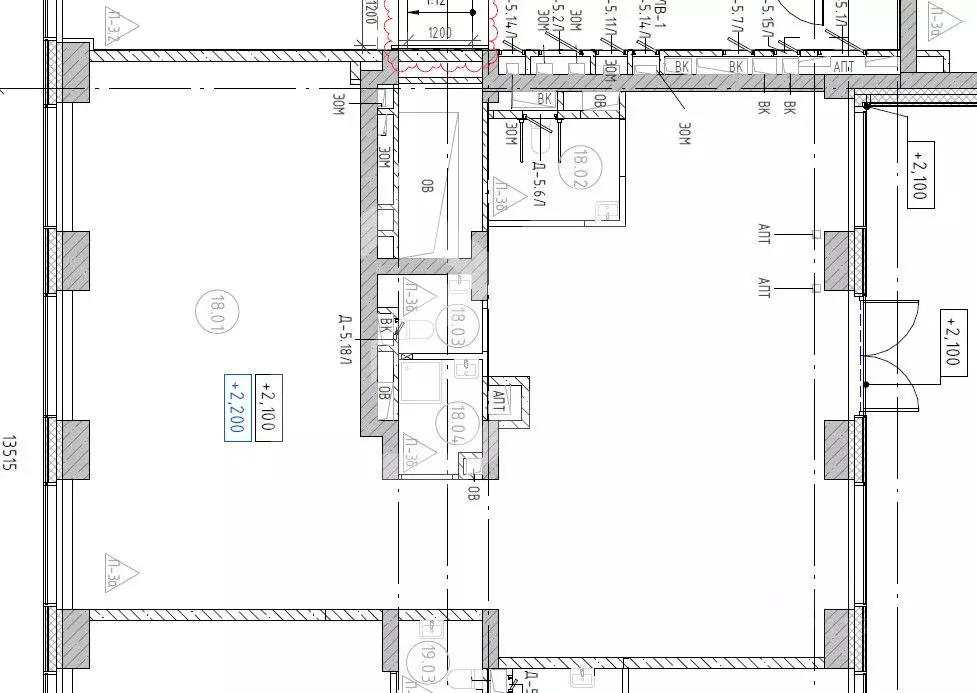 Торговая площадь в Москва Вейв жилой комплекс, 3 (132 м) - Фото 2