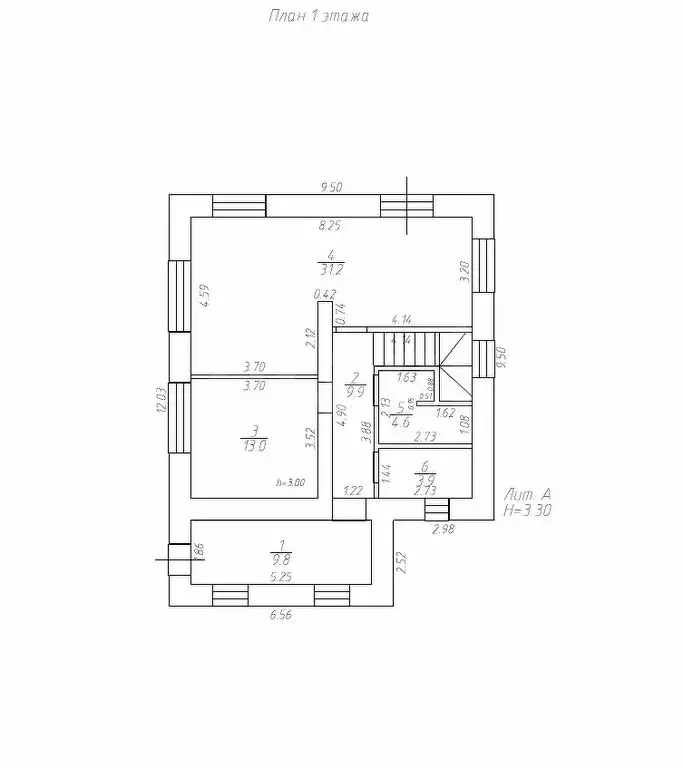 Дом в Орёл, Грибная улица (130.4 м) - Фото 1