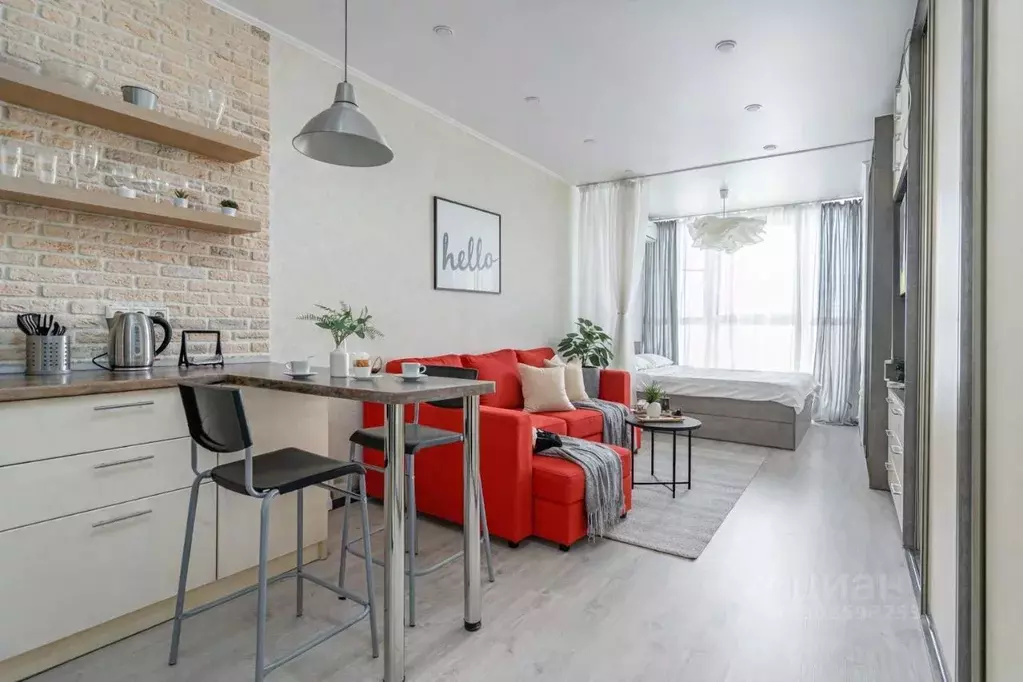 1-к кв. Татарстан, Казань Проточная ул., 6 (33.0 м) - Фото 2