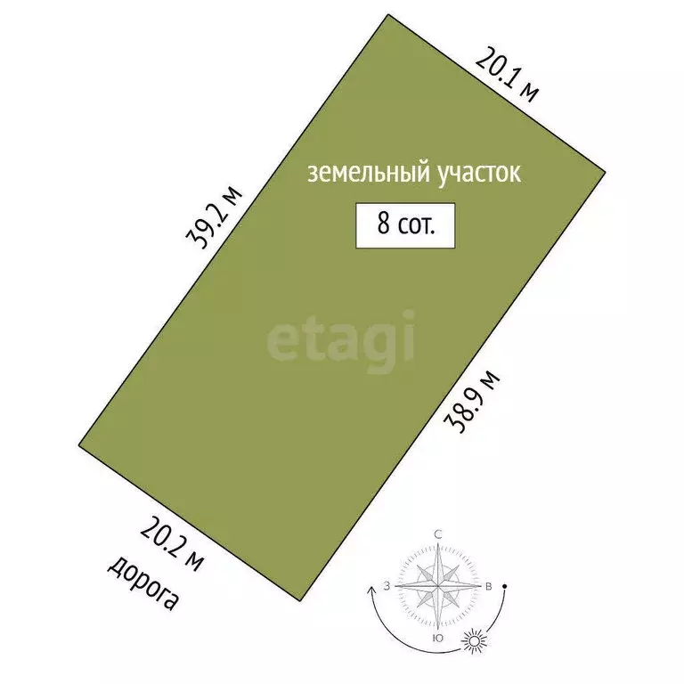 Участок в Тюменский муниципальный округ, деревня Паренкина, коттеджный ... - Фото 1