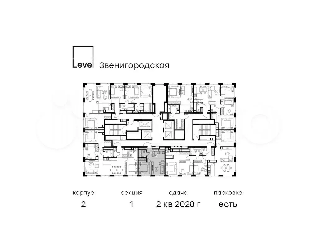 2-к. квартира, 35,5 м, 64/64 эт. - Фото 1