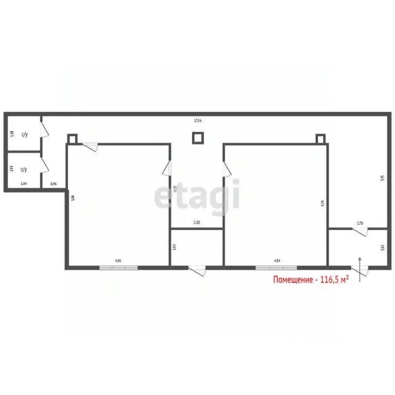 Помещение свободного назначения в Свердловская область, Екатеринбург ... - Фото 2