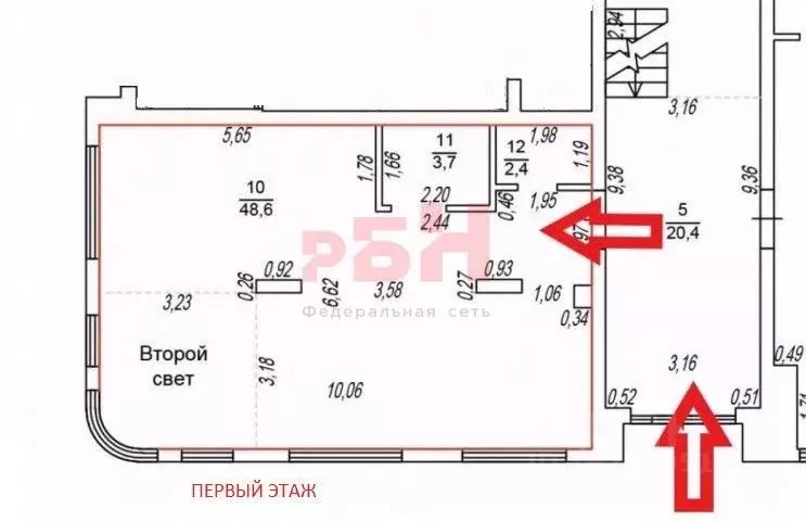 Помещение свободного назначения в Свердловская область, Екатеринбург ... - Фото 2