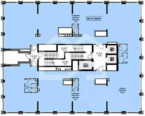 Помещение свободного назначения в Москва ул. Академика Челомея, 7 (481 ... - Фото 2