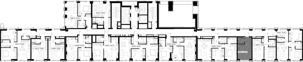Квартира-студия: Москва, ЖК Ситизен, к2 (22.2 м) - Фото 1
