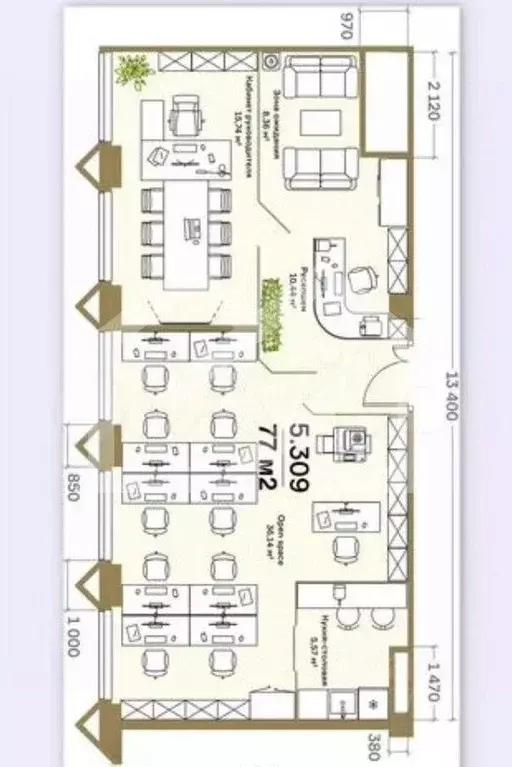 Помещение свободного назначения в Москва проезд Жуков, вл8 (77 м) - Фото 2
