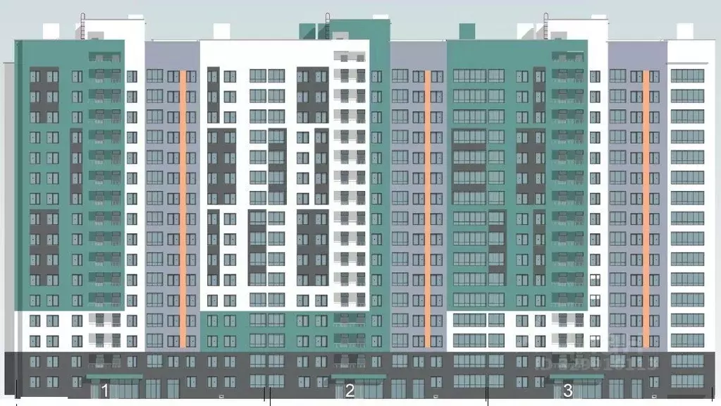 1-к кв. Омская область, Омск ул. Завертяева, 18к12 (44.9 м) - Фото 2