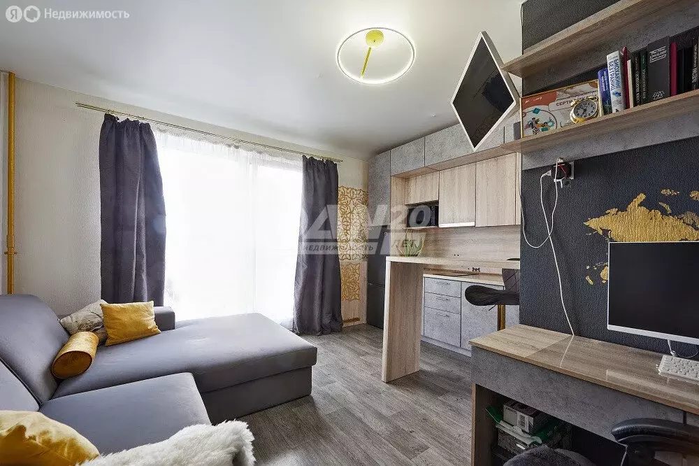 Квартира-студия: Челябинск, улица Блюхера, 123Ж (23.9 м) - Фото 1