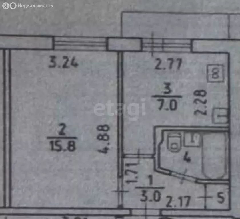1-комнатная квартира: Ижевск, Майская улица, 16 (28.8 м) - Фото 0