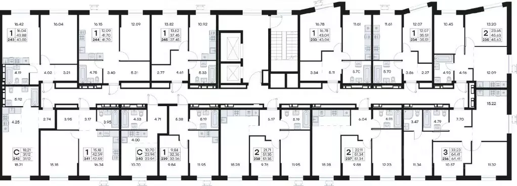 1-к кв. Приморский край, Владивосток Катерная ул., 31/2 (43.88 м) - Фото 2