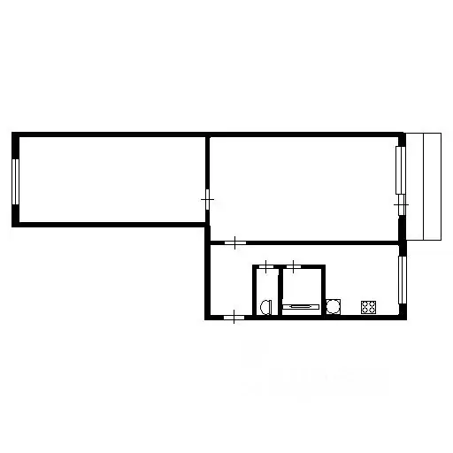 2-к кв. Калужская область, Калуга ул. Огарева, 4 (49.5 м) - Фото 2