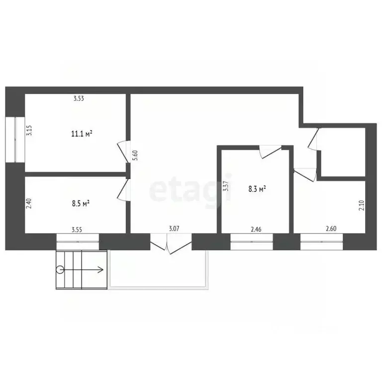 Офис в Тюменская область, Тюмень ул. Белинского, 4 (62 м) - Фото 2