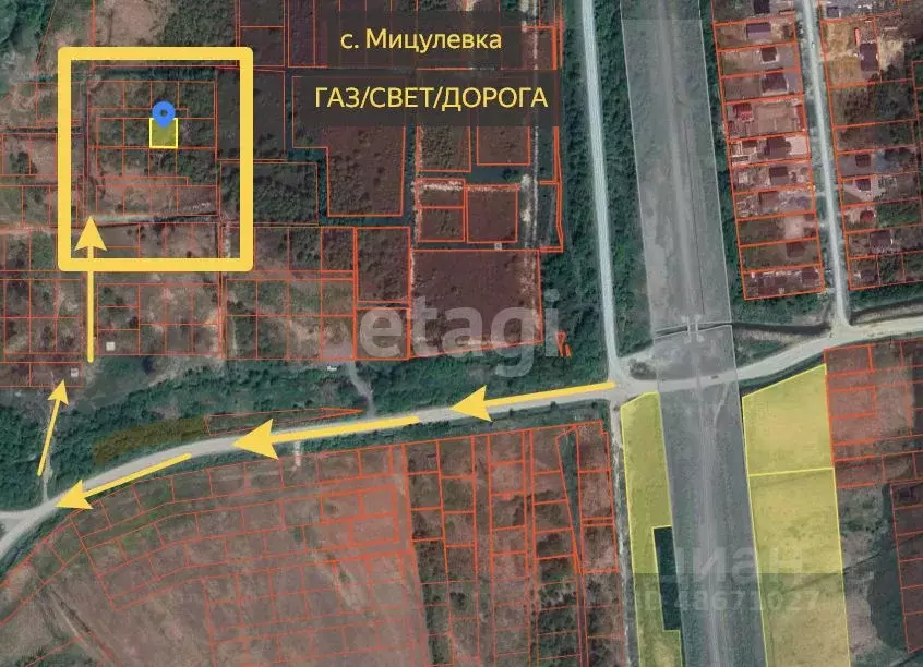 Участок в Сахалинская область, Анивский городской округ, с. Мицулевка  ... - Фото 2