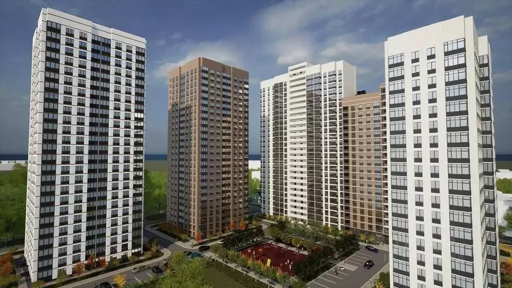 2-к кв. Воронежская область, Воронеж Поколение жилой комплекс (70.1 м) - Фото 1