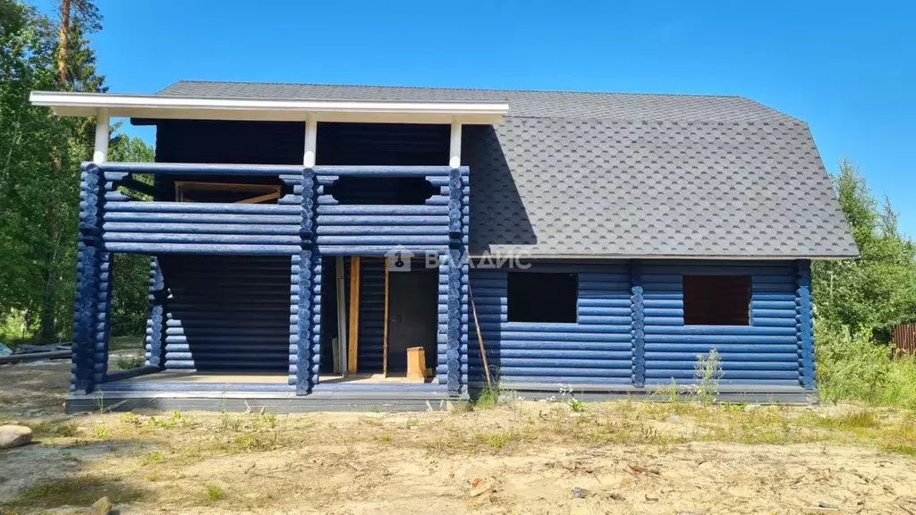 Дом в Карелия, Прионежский район, пос. Новая Вилга ул. Западная, 5 ... - Фото 1