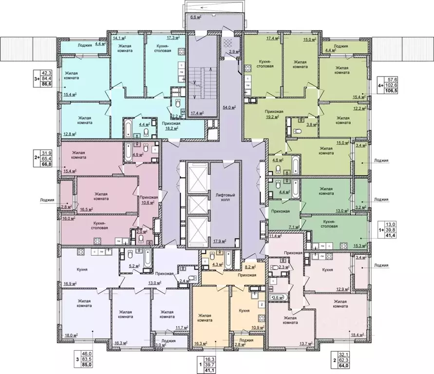 2-к кв. Нижегородская область, Нижний Новгород Мои Цветы жилой ... - Фото 2