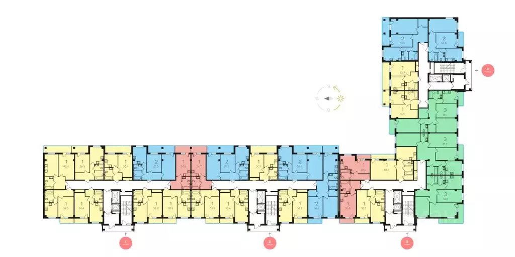 Студия Ленинградская область, Всеволожск Южный мкр, ул. Крымская, 1 ... - Фото 2