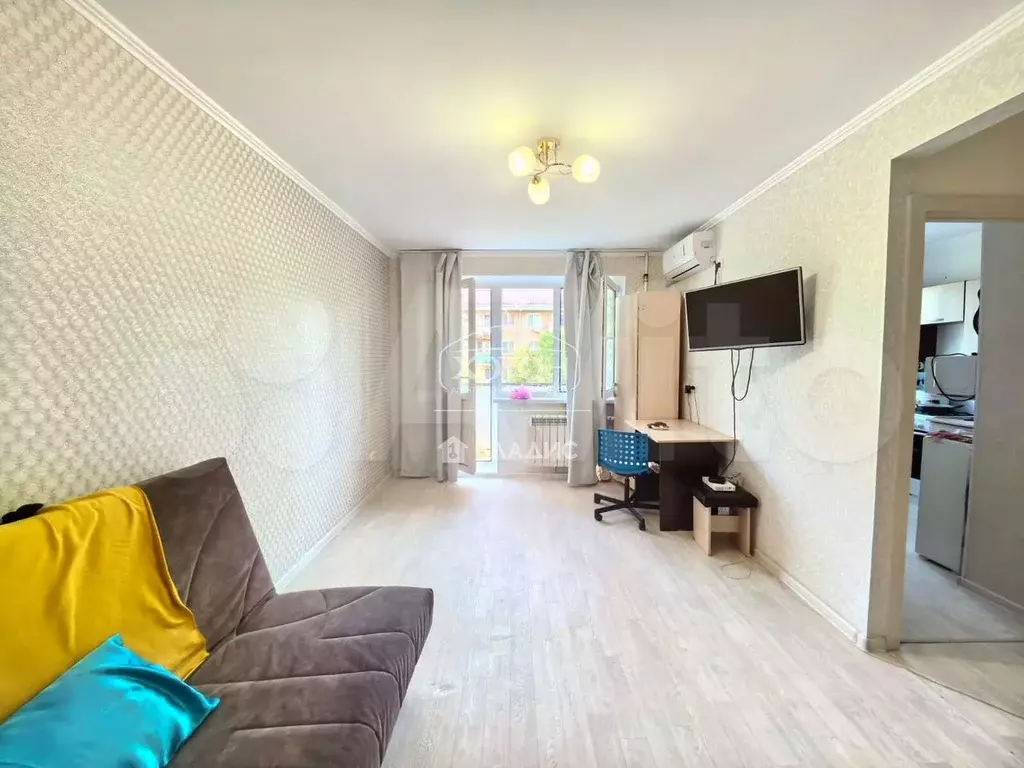 1-к. квартира, 32 м, 3/5 эт. - Фото 1