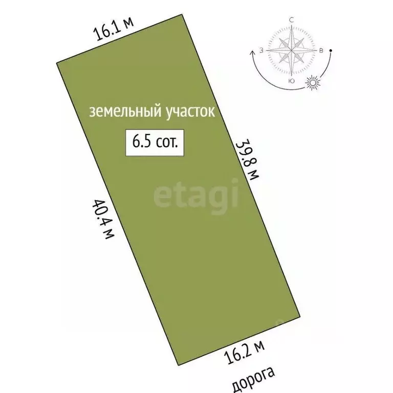 Участок в Тюменская область, Тюменский муниципальный округ, ... - Фото 2