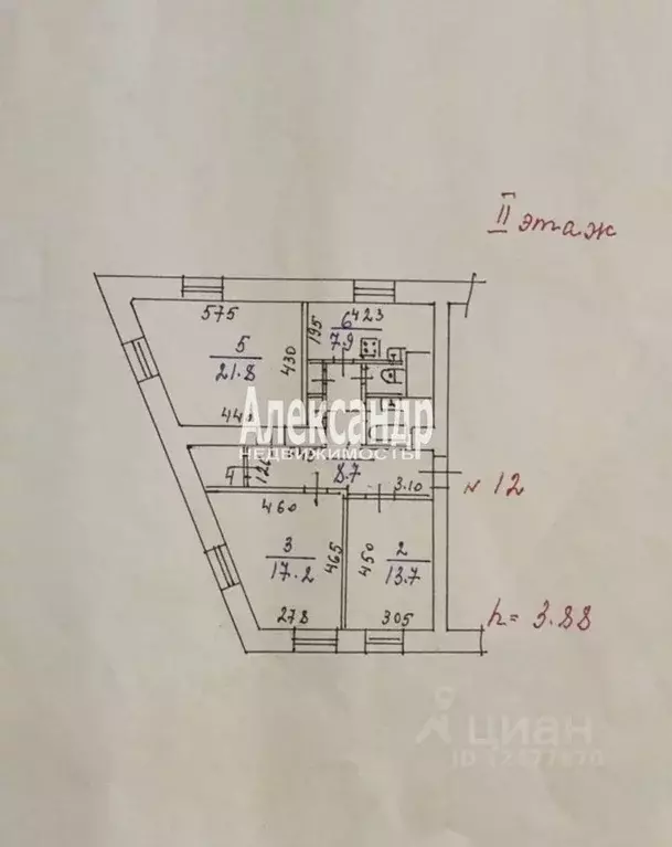 3-к кв. Ленинградская область, Выборг Петровская ул., 2 (80.1 м) - Фото 1