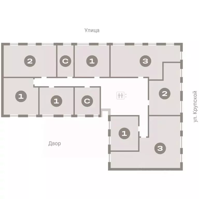 2-к кв. Омская область, Омск ул. Б.Г. Шаронова, 9 (55.65 м) - Фото 1