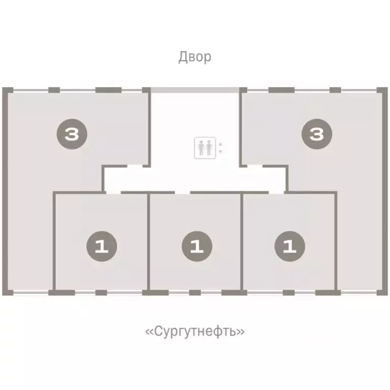 3-к кв. Ханты-Мансийский АО, Сургут 1-й мкр, Нефть жилой комплекс ... - Фото 2