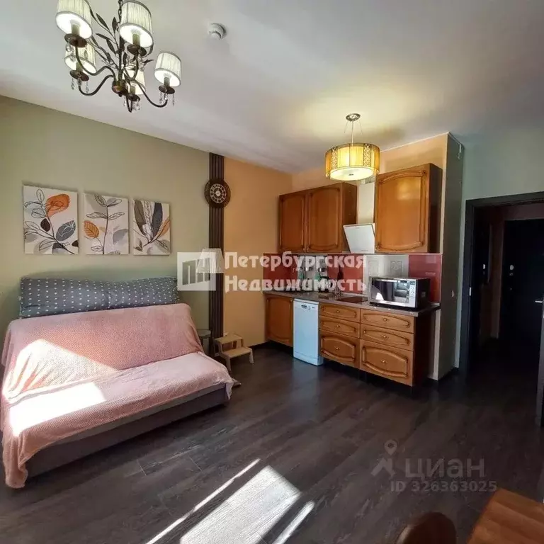 Студия Санкт-Петербург Светлановский просп., 8 (24.6 м) - Фото 1