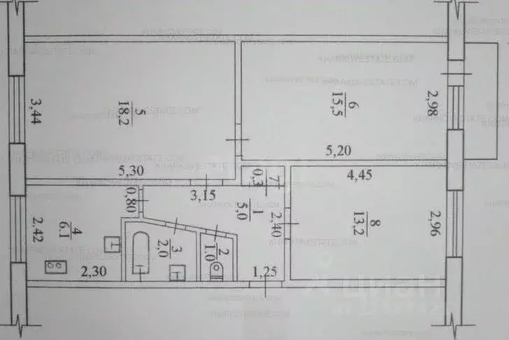 3-к кв. Удмуртия, Ижевск ул. 9 Января, 261 (61.3 м) - Фото 2