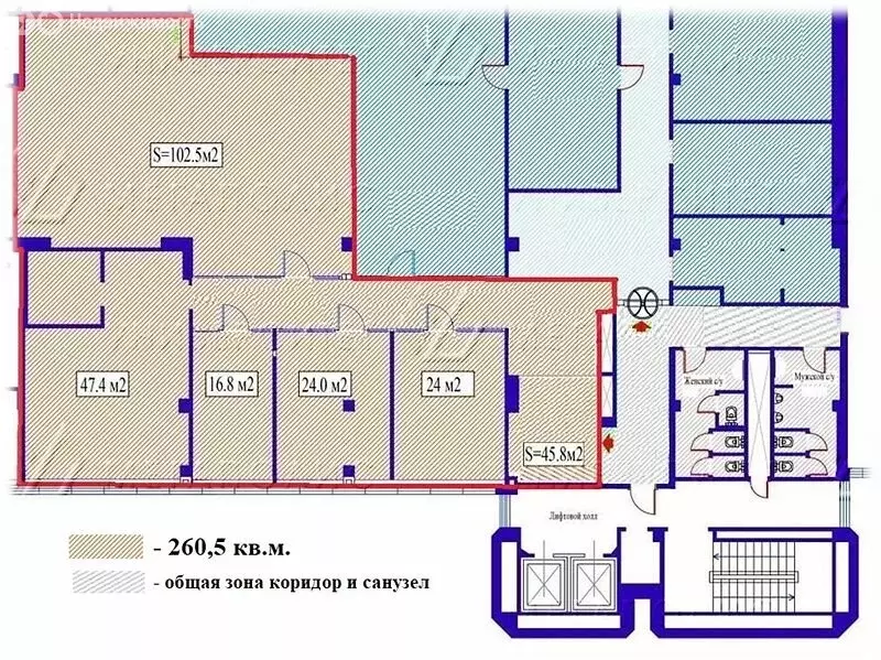 Офис (260 м) - Фото 0