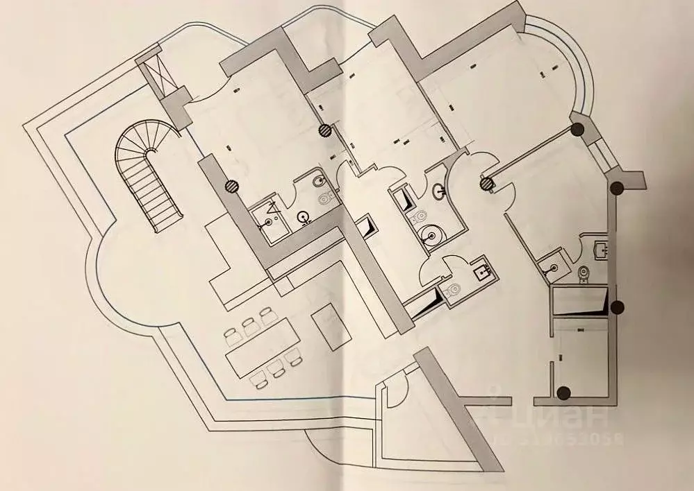 5-к кв. Москва Нежинская ул., 8К1 (158.9 м) - Фото 1